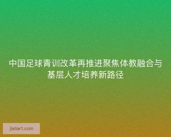 中国足球青训改革再推进聚焦体教融合与基层人才培养新路径